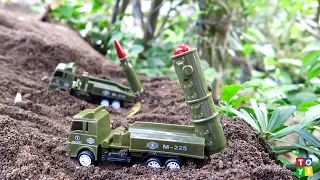 Building a United States Military Base Camp | Toy Unboxing and Play