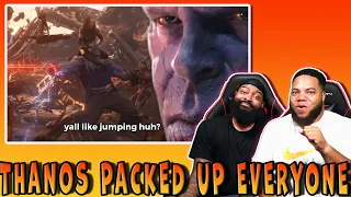 INTHECLUTCH REACTS TO THE AVENGERS TRYING TO JUMP THANOS BUT GET PACKED UP