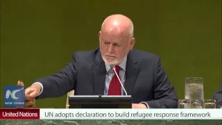 UN summit adopts declaration to build refugee response framework