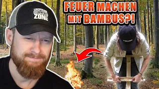 Sabrina's 7 vs. Wild Vorbereitung - Feuer machen mit Bambus?! | Fritz Meinecke reagiert