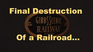 The final end for the 7.5" gauge Gibbs Scenic Railway.