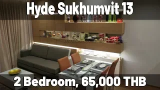 HYDE Sukhumvit 13 2 bedroom condo for rent 65,000 THB