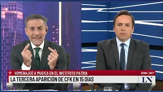 Choque de trenes: peritaron las formaciones. Luis Majul con José del Rio