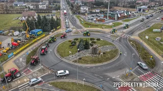 Strajk rolników Grudziadz 09.02.2024