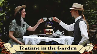 🏡🌻COTTAGE GARDEN SLOW LIVING | Vintage Afternoon Tea Garden Party | Harvest Cooking CottageCore Vlog