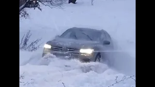 Внедорожные покатушки или что может Тигуан зимой