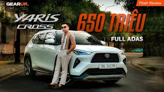 Toyota Yaris Cross V: 650 triệu (đã giảm), có ADAS nhưng vẫn còn 2 ĐIỂM lăn tăn | GearUp