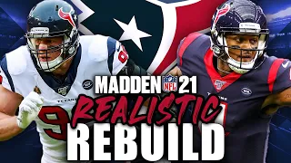NO FIRST ROUND PICKS? Houston Texans Realistic Rebuild | Madden 21 Franchise