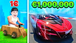 1€ AUTO zu 1,000,000€ AUTO in GTA 5!