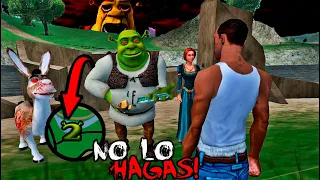 Nunca Actives al Shrek Maldito" En El GTA San Andreas! Creepypasta Loquendo 2022