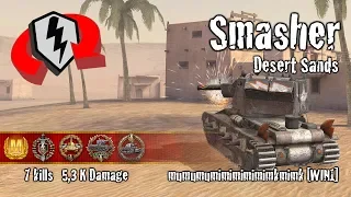 WoT Blitz Smasher - 7 kills 5,3k Damage Replay