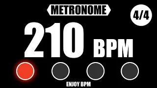 210 BPM 4/4 Metronome