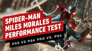 Spider-Man Miles Morales Performance Review - PS5 vs PS4 Pro vs PS4