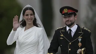 Свадьба принца Хусейна и Раджвы Халид: будущий король Иордании женился.