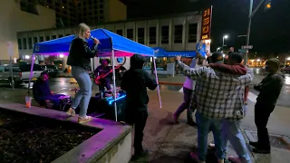 Busking block party in Anchorage, Alaska (in 4k!) ft Kylie, Andrew, Calvin, Ezra & Joel