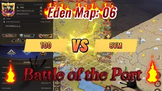 Eden Map:06  100 VS 8VM ''Action Time'' 💪👊🔥- Last Shelter Survival