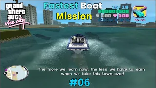 GTA vice city: Mission 12, 13 | Fastest boat Mission | Best mod of GTA VC😱🔥