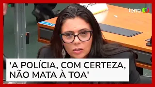 Deputada diz que mortos pela polícia no Guarujá 'mereceram morrer'