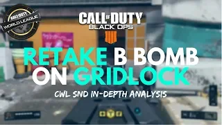 How to Retake B Bomb in Gridlock SnD - CWL/CMG (CoD BO4 In-Depth Analysis)