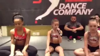 Mackenzie from Dance Moms singing The Cup Song