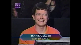 Who Wants to be a Millionaire 4/15/2001 FULL SHOW (Bernie Cullen)