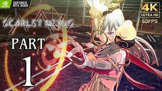 SCARLET NEXUS Walkthrough PART 1 (PC) "Kasane" Gameplay No Commentary @ 4K 60ᶠᵖˢ ✔