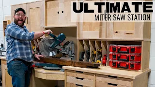 ULTIMATE Miter Saw Station with Downdraft Table!