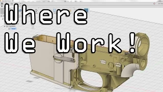 Where We Work!  Fusion360 Work Coordinate Systems and Shop Tour! Widget58