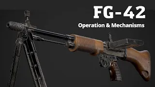 How FG-42 Works. Animation Of Operation Of FG 42, How It Works