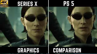 The Matrix Awakens - Unreal Engine 5 Demo | PS5 VS  XBOX SERIES X Direct Graphics Comparison 4k