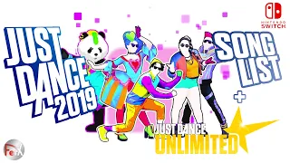 Just Dance 2019 - Song List + Just Dance Unlimited [Nintendo Switch]