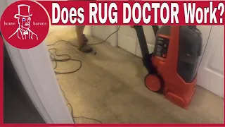 How to Use a Rug Doctor Carpet Cleaner /Does Rug Doctor really work?