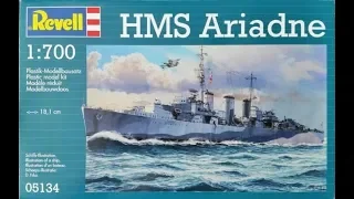 Revell 1 700th Scale HMS Ariadne In Box Review