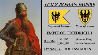 Holy Roman Emperors Timeline. History of the Holy Roman Empire. History of Germany.