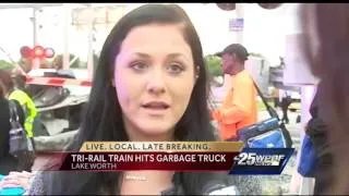 Tri-Rail train crashes into garbage truck