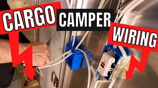 WIRING A CARGO TRAILER CAMPER//6x10 Cargo Trailer//Ep.3