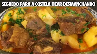 MANDIOCA COM COSTELA DESMANCHANDO NA PANELA DE PRESSÃO/ PARA O INVERNO