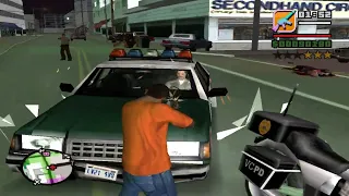 GTA San Vice CJ's Mafia And Cop Rampage + Six Star Wanted Level Escape