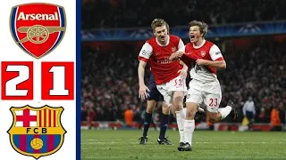 Arsenal vs Barcelona 2-1 champions league 2011 1st leg 🔥 || highlight&goals