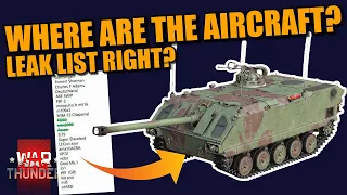 War Thunder - AMX-10M ACRA DEVBLOG! Was it in the LEAK LISTS? WHERE ARE the aircraft?