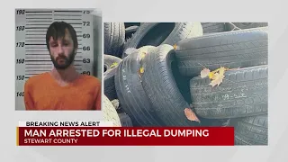 Man arrested for illegal dumping