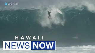 Terrifying wipeout in Hawaii as world-renowned surfer is seriously injured