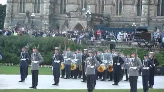 German Army Band & Drill Team ( Fortissimo ) on Parliament Hill in Ottawa on 20120811 2/6