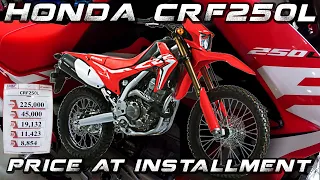 All new Honda CRF250L | Price and Installment