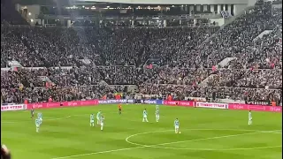 Newcastle fans as Sean Longstaff scored his first goal vs Southampton in the Carabao Cup semi final