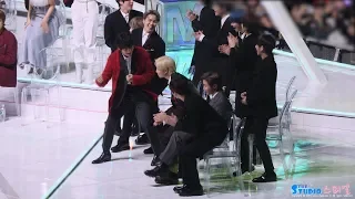 TXT 수상에 기뻐하는 BTS Reaction fancam by Spinel