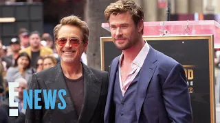 Robert Downey Jr. ROASTS Chris Hemsworth at Walk of Fame Ceremony: "Second-Best Chris" | E! News