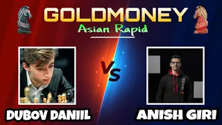 Big Blunder by Dubov Against Anish Giri at Goldmoney Asian Rapid Chess 2021