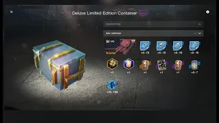 Opening Deluxe Limited Edition Containers | Luxury Lounge | WoT Blitz