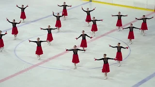 Команда " ЮНОСТЬ" Екатеринбург. Синхронное фигурное катание на коньках. 2018